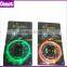 fancy cheap round led lighted up shoelaces with battery