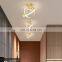 Globe Ceiling Light 170MM Gold Color LED Wall Lamp Warm White