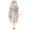 snake skin ladies high heel sexy shoes