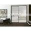Glass curtain style balcony partitions doors