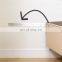 Floating Nightstand  Natural Walnut