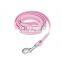 little retractable braided outdoor dog multicolor round transparent led buckle dog collar traction rope