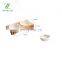 Bamboo Pet Table Oblique Stand with ceramic bowls