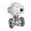 12V 24V 4 inch Double Flange High Pressure Motorized Electric Electric Actuated Ball Valve