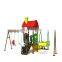 Kindergarten durable outdoor playhouse play equipment with slides children swing