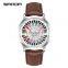 SANDA P1060 Quartz Watch for Men Fashion Sport Unique Dial Style Leather Modern Watch Winder Box