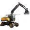 Good quality four wheels excavator spare wheel excavator in China for free shipping