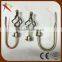 Modern metal Twist finials for curtain tiebacks hooks for whole set