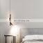Modern Bedside Chandelier Pendant Lights Hanging Dining Room Kitchen LED Chandelier Lighting LED Light Fixture Hang lamp