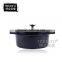Hot sale Trionfo blue cast iron enamel pot