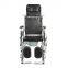 Popular Manmade High Back Recliner Handicapped Reclining Commode Wheelchair Fully Recumbent Wheelchair Paralyzed Elderly Disabled