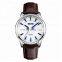 Skmei 9125  luxury stainless steel wristwatch waterproof 3ATM genuine leather quartz watches for men