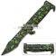 9 Inch aluminum handle stainless steel camping folding tactical knife