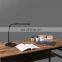Portable rechargeable foldable double head led light adjustable usb desk battery lamp for reading with usb rechargeable