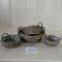Customized Willow Storage Basket Round&Oval Shape Storage Tray With Ears
