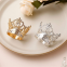 Banquet Table Decoration Luxury Napkin Rings Crown Designed Napkin Buckle