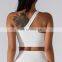 Custom logo women's sports bra push up active wear yoga workout plus size gym bra top