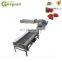 Plc control vegetable sorting machine / weighting fruit grader for sale plastic paper threading