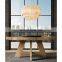 New American Style Hotel Restaurant Living Room Villa Luxury Crystal Decoration Chandelier SELENITE Crystal Round Chandelier