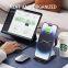 3 In1 Wireless Phone Charger 15W Fast Charge Foldable Charging Station Fast Wireless Charger Stand
