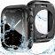 PC Sport Full Cover Screen Protector Tempered Glass IPX8 Waterproof Watch Case for Apple Iwatch Series 5 6 7 45mm 41mm 44mm