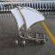 Stainless Steel Airport Trolley/Airport Luggage Trolley With Three Wheels/Baggage Trolley