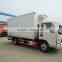 5 tons food box van truck, 4x2 small refrigerated truck