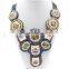 Hottest sale statement necklace big pattern collar necklace round bead necklace