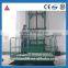 hot sale outdoor lifter/stationary guide rail lift platform made in jinan