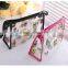 Clear Printing Ziplock PVC Cosmetic Plastic Bag