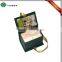 Custom luxury cosmetic cardboard packaging box with satin silk