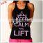 Wholesale fashion design colorful ladies yoga tank top in Dongguan