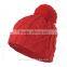 Fashion design cozy custom knitted winter beanie caps wholesale