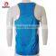 Topwise sublimation Summer style blue vest singlets gyms sports waistcoat