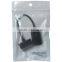 White Black USB OTG Cable for Samsung Galaxy Tab 7.0 Plus / P6200 / Galaxy Tab 7.7 / P6800