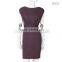 Sleeveless jersey cotton dress D032