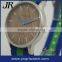 2016 new fashion nylon watch wood face watch custom logo Japan movement watch
