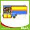 Small Shopping Mall Foam Pit Kids Jumping Beds, Rectangular Jumping Beds with Climbing Wall