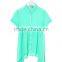 transparent loose women shirt short sleeves women blouse OEM service