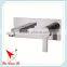 Polished chrome square waterfall whirlpool bathtub faucet with shower W013