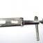 Adjustable conveyor side bracket with solid structure