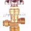 Refrigerant gas cylinder valve