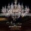 China Wholesalers Modern Pendant Light Cognac LED Crystal Chandelier Big Glass Chandeliers Hanging Lamp Lighting CZ3010/12+6