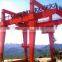 U Leg Gantry Crane With Hooks Double Girder