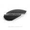 Black rubber finish Flat and hot-selling 2.4G wireless mouse for laptop