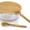 2016 Bamboo Kitchenware eco-friendly Salad Bowl set with bamboo spoon wholesale