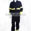 UNI EN ISO 13688 Oil resistant safety coverall with yellow tape