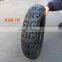 New pattern motorcycle tire with butyl or natural rubber tube