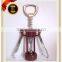 plastic wine opener, winged corkscrew,factory can make mold CO-04