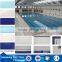 244X119MM skyblue olympic size swimming main pool tile porcelain